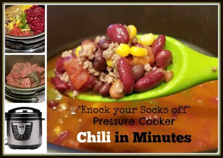 pressure cooker chili recipe