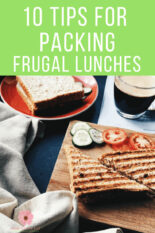 Packing Frugal Lunches is easier with these 10 Frugal Tips!  You