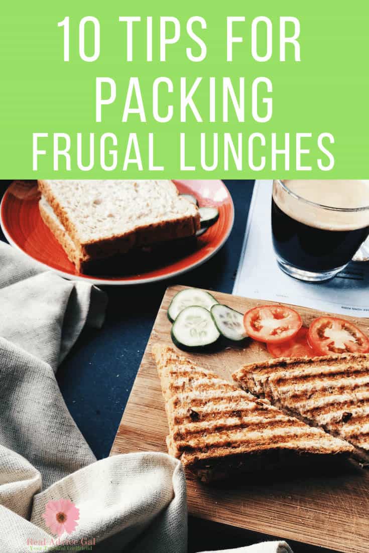 Packing Frugal Lunches is easier with these 10 Frugal Tips!  You'll love our ideas and have your own delicious lunch ready for work each day!