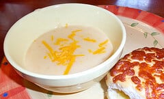 Potato Cheddar Cheese Soup Slow Cooker Recipe