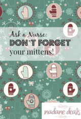 Ask a Nurse: Don’t forget your mittens!