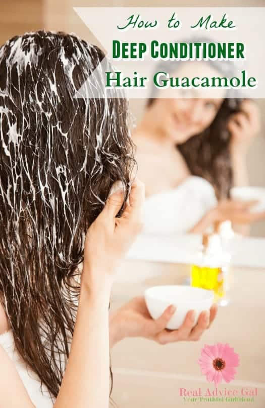 How to Make Deep Conditioner Hair Guacamole
