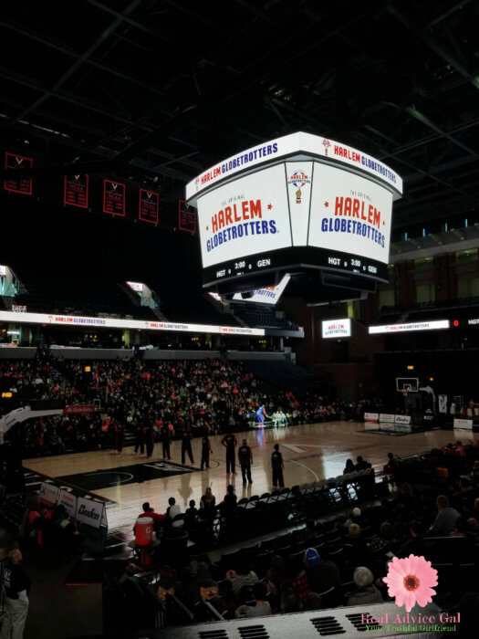 Check out our fun experience at the Harlem Globetrotters