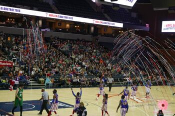 Check out our fun experience at the Harlem Globetrotters