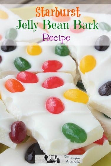 Starburst Jelly Bean Bark Recipe  