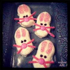 Easter Recipe Bunny Face Cookies
