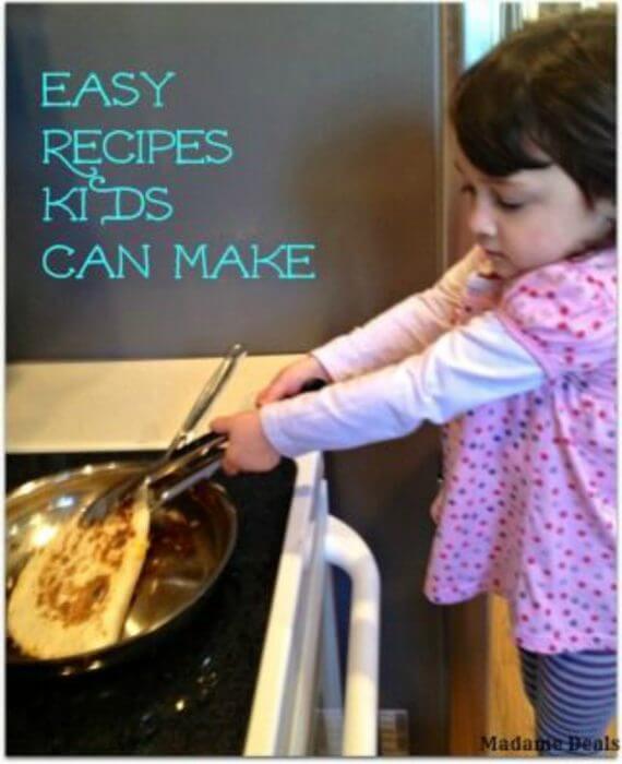 easy recipes kids can make