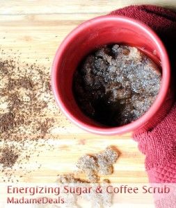 Energizing Sugar and Coffee Homemade Body Scrub