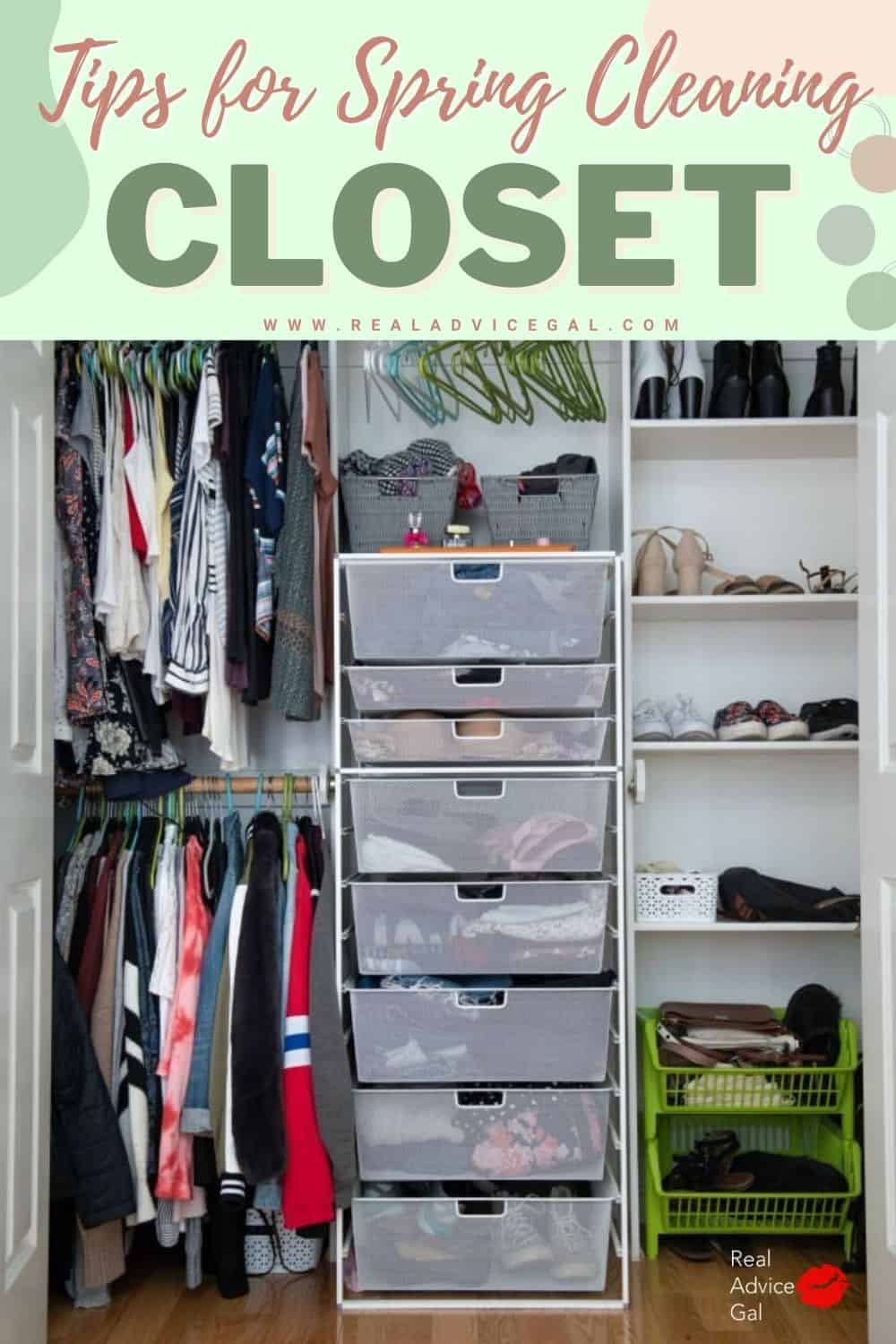 Closet spring cleaning tips