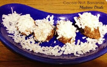 Healthy Snacks Recipes for Kids: Cocoa-Nut Bananas