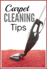 Carpet Cleaning Tips