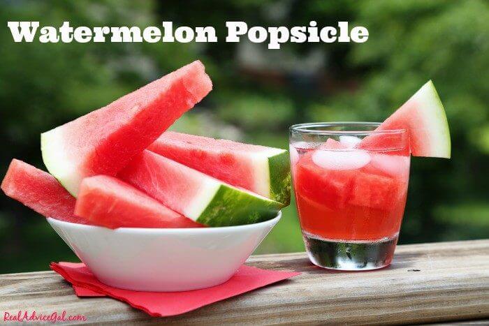 Popsicle Recipes for Kids: Watermelon Pops