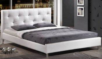 Queen-Size Barbara Bed with Faux-Crystal-Button Tufting 44% Off!
