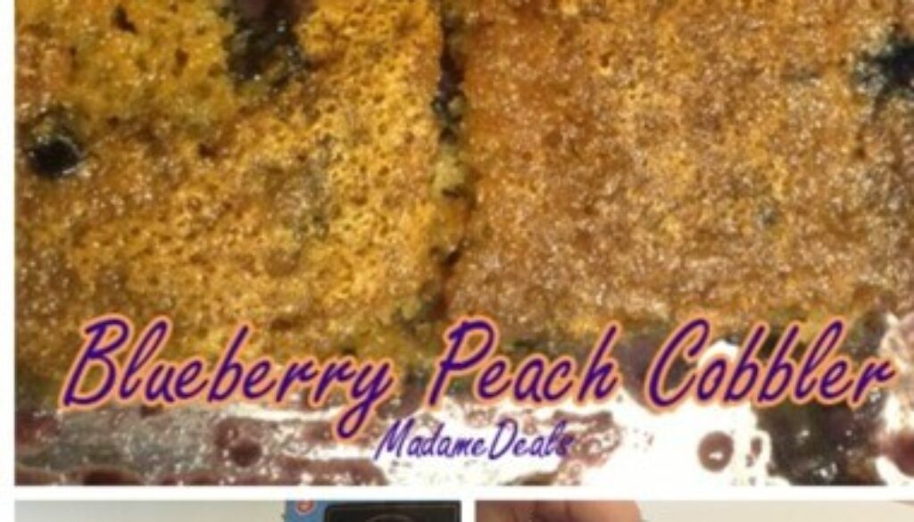 Blueberry Peach Cobbler