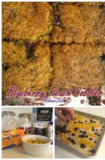 Dessert Recipes for Kids: Blueberry Peach Cobbler
