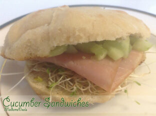 Cooking Healthy Recipes for Kids: Cucumber Sandwiches