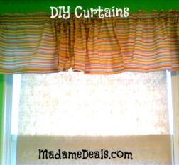 DIY Curtains from Sheets