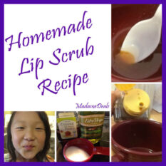 Homemade Lip Scrub Recipe