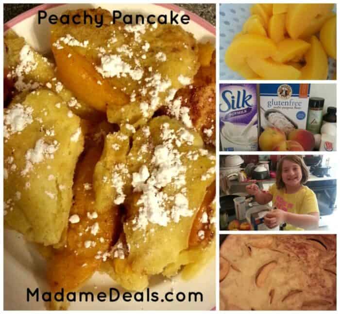 Kids Low Fat Recipes : Peachy Pancakes