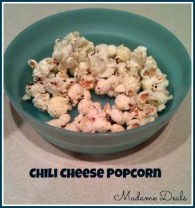 Healthy Snack Recipes for Kids: Chili Cheese Popcorn