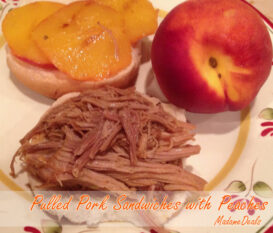 Kids Meal Recipes: Pulled Pork Sandwiches with Peaches Recipe
