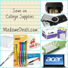 Save on College Supplies