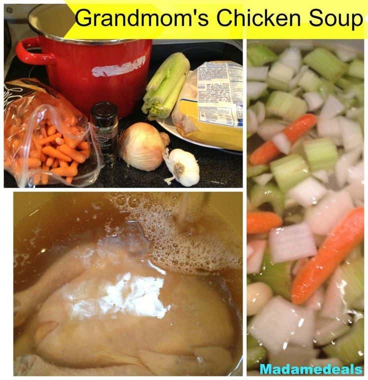 The best homemade Grandmom's secret chicken soup recipe