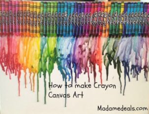 How to make Crayon Canvas Art
