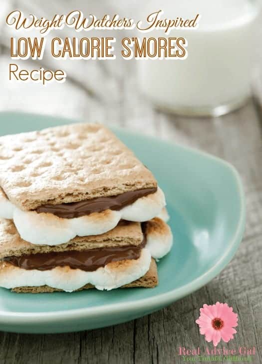 Enjoy dessert without guilt with this Weight Watchers Inspired Low Calorie S'mores recipe