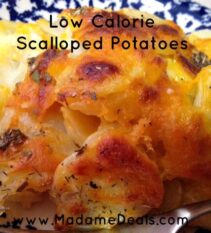 Low Calorie Scalloped Potatoes