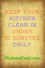A Clean Kitchen in Under 15 Minutes a Day