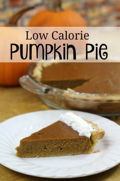 Our delicious low calorie pumpkin pie is a great way to have your pie and eat it too!
