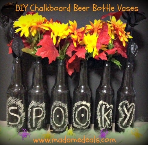 DIY Beer Can Glass for Fall & Halloween