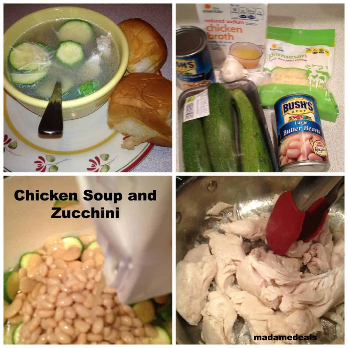 Zucchini Soup with Chicken
