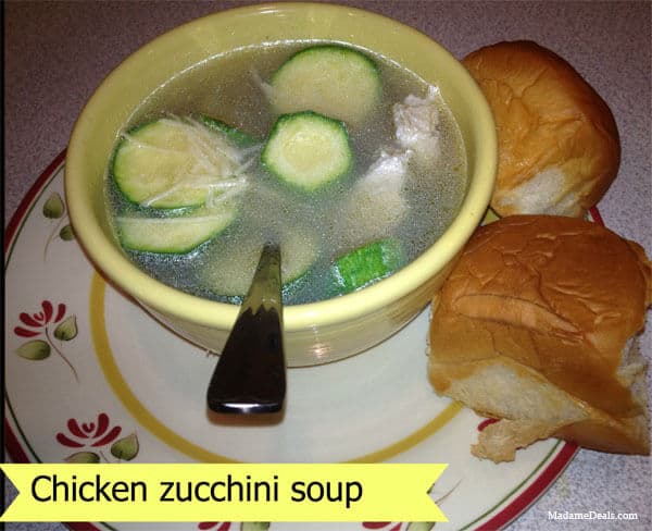chicken zucchini soup pinterest