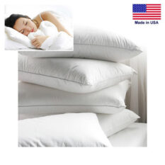 2 Natural Goose Down and Feather Pillows only $22
