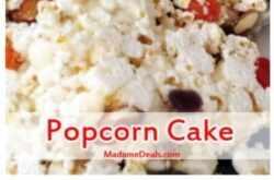 Snack Popcorn Cake