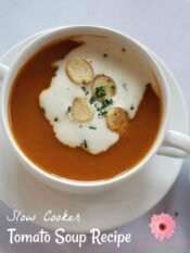 Low Calorie Crock Pot Tomato Soup