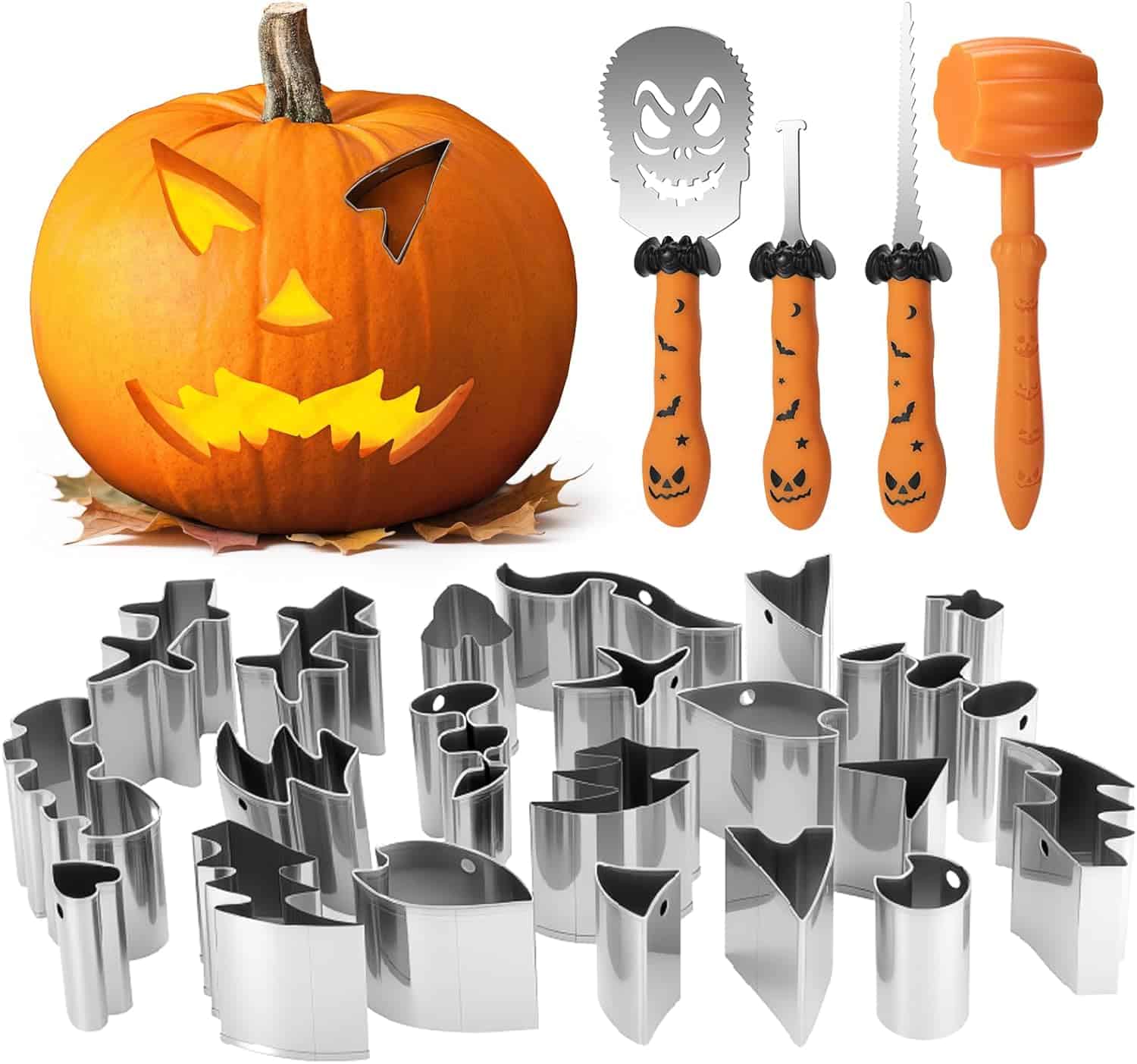 25PCS Halloween Pumpkin Carving Tools