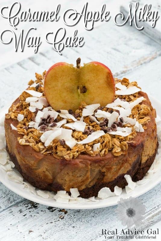 Caramel Apple Milky Way Cake