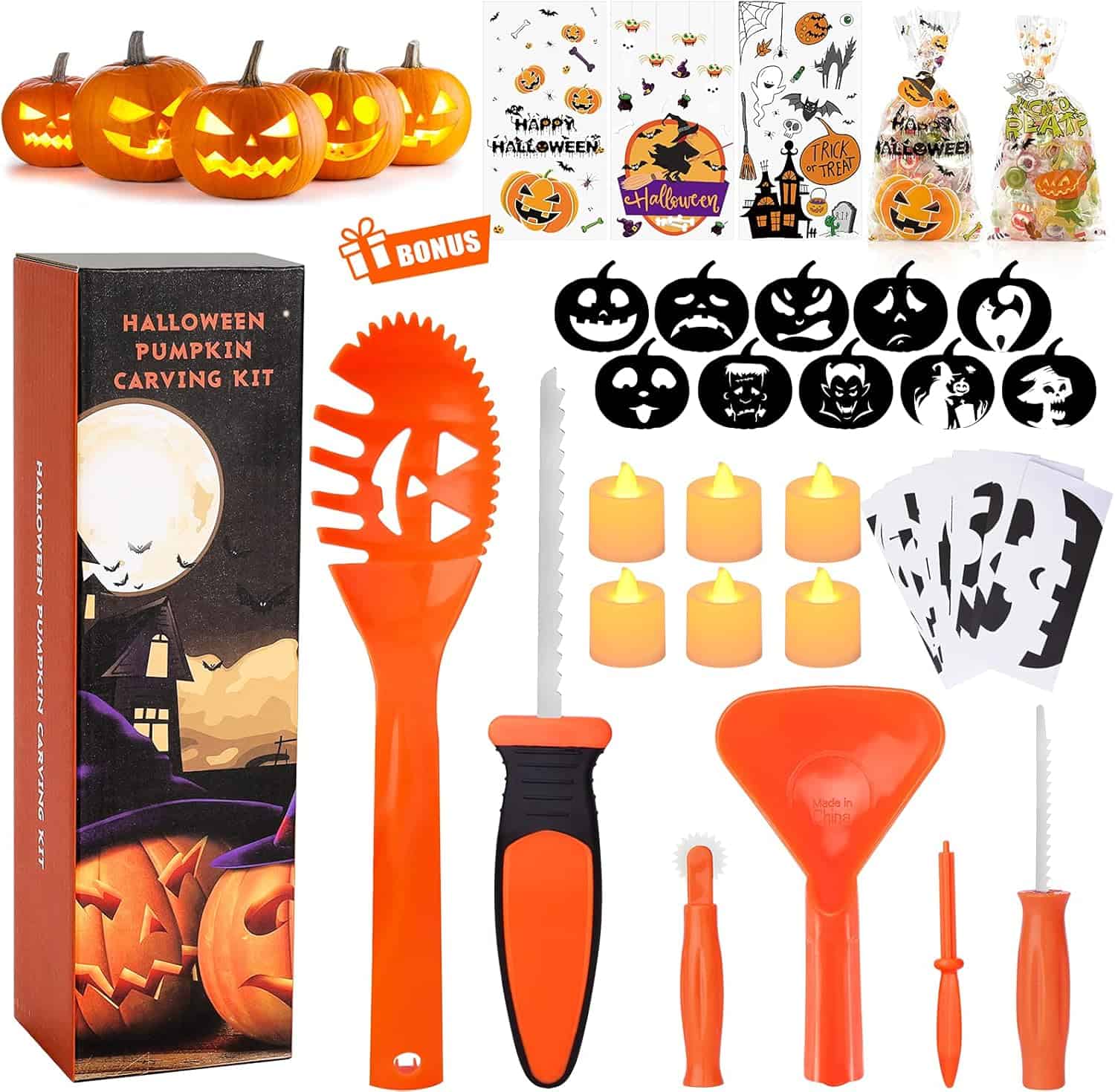 Pumpkin Carving Kit for Kids
