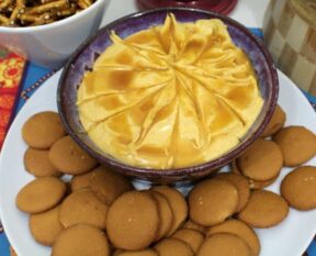 Salted Caramel Pumpkin Cheesecake Dip