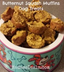 Butternut Squash Muffin Dog Treats