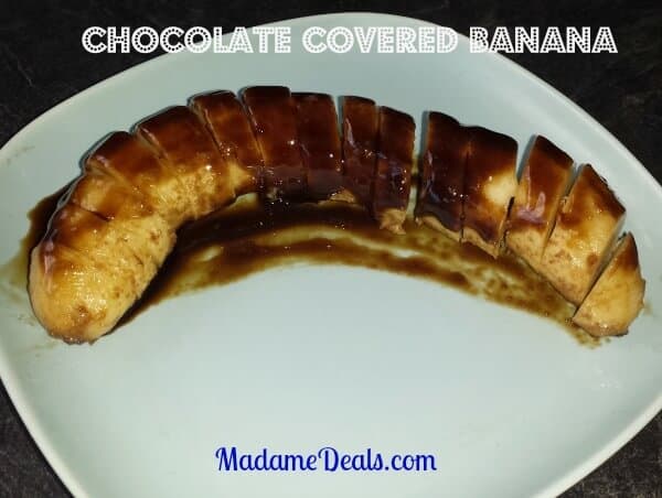 Weight Watchers inspired Low Calorie Chocolate Bananas Recipe
