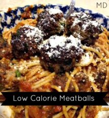 Low Calorie Meatballs