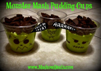 Monster Mash Pudding Cups