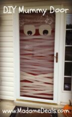 Easy Halloween Project: DIY Mummy Door
