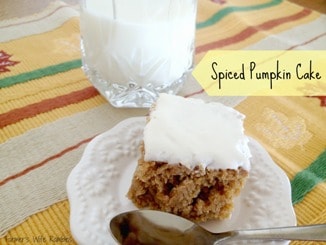 spiced pumpkin cake