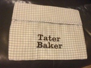 DIY Craft/ GIft idea: Tater Baker Bag