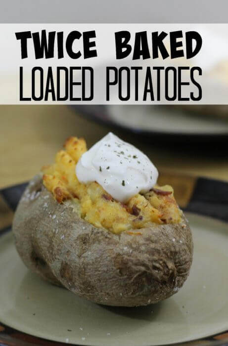 Twice Baked Loaded Potatoes are so delicious you will never bake your potaotes just one time ever again
